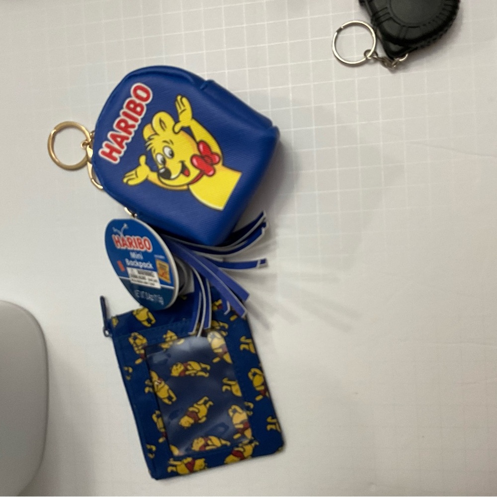 HARIBO Blue and Yellow Key Bag w/ Small Winnie the Pooh Card Holder

🎄